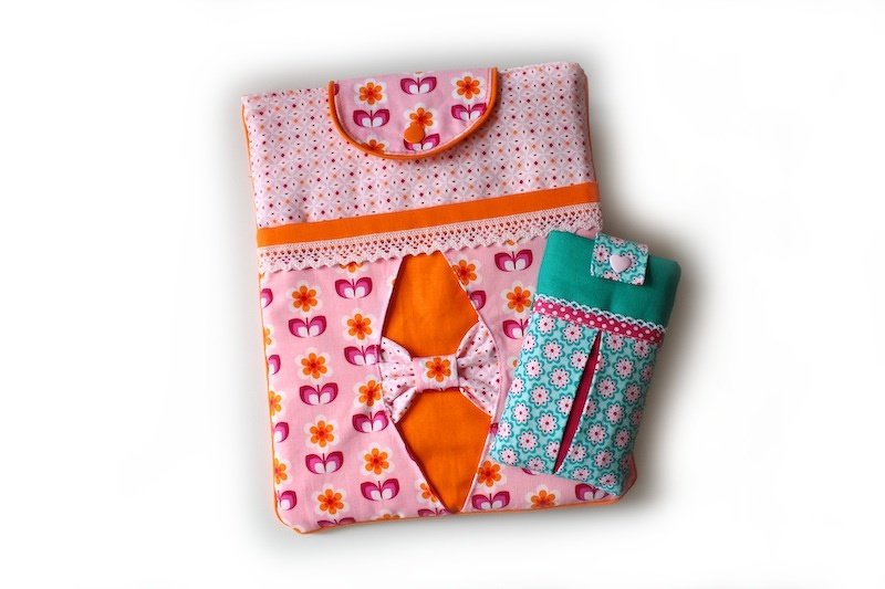 Kombi-Sparpaket: Tablettasche "Sophie" &amp; Handytasche "Mirabelle"