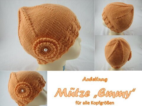 Strickanleitung Mütze "Emmy" - für alle Größen