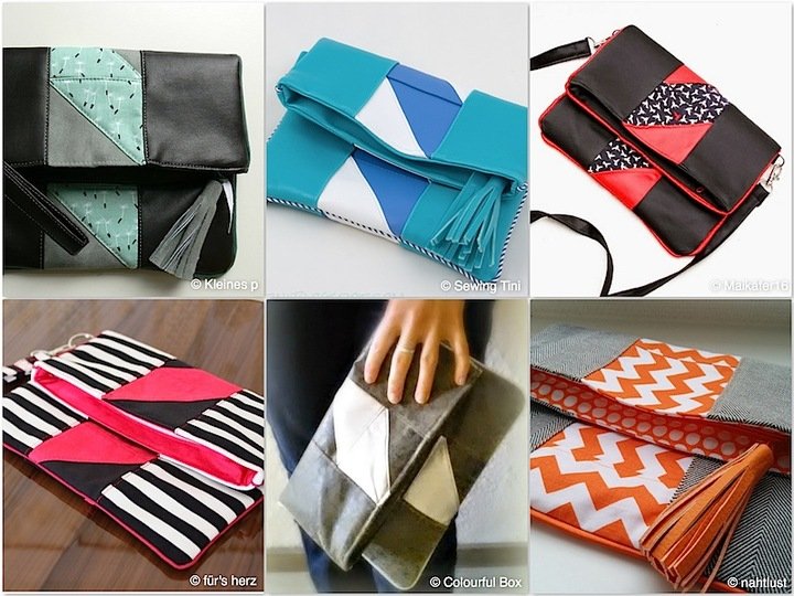 Handtasche Clutch "Emilia"