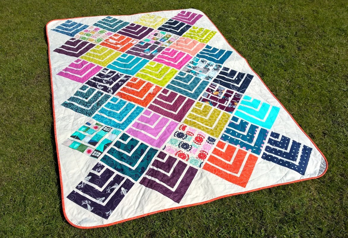 Jelly on Point - Patchwork Quilt Nähanleitung - Bild 3