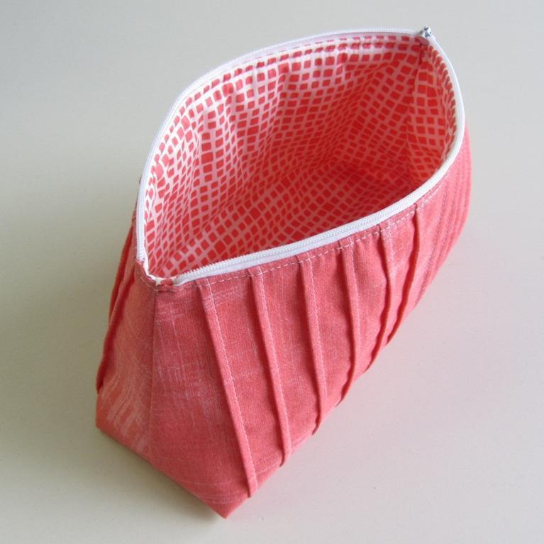 Nähanleitung Falten-Tasche Zipper Tasche Federmäppchen - Bild 5