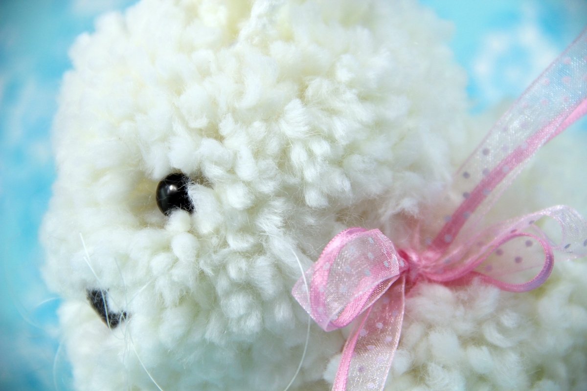 Kuscheliges Pompon-Häs'chen - Bild 4