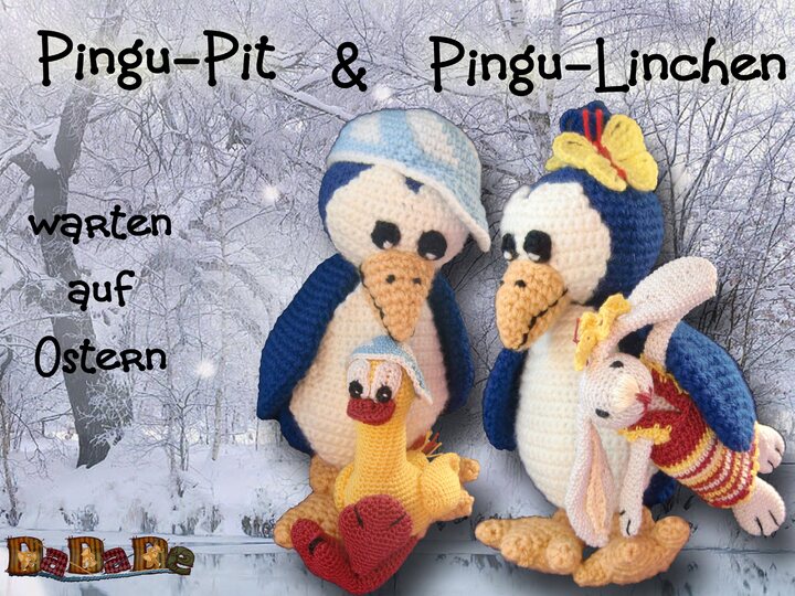 Pinguin - Kinder, Häkelanleitung von DaDaDe