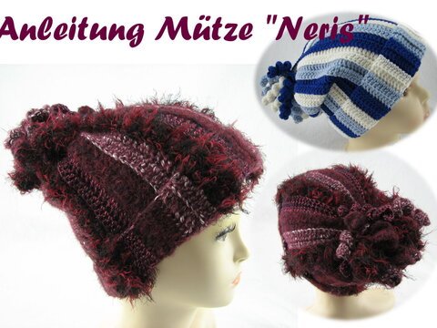 Häkelanleitung Mütze "Neris" - für alle Größen