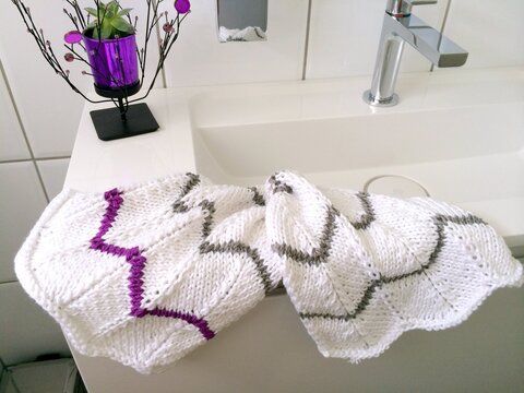 Strickanleitung - Handtuch - Gästehandtuch - No.97