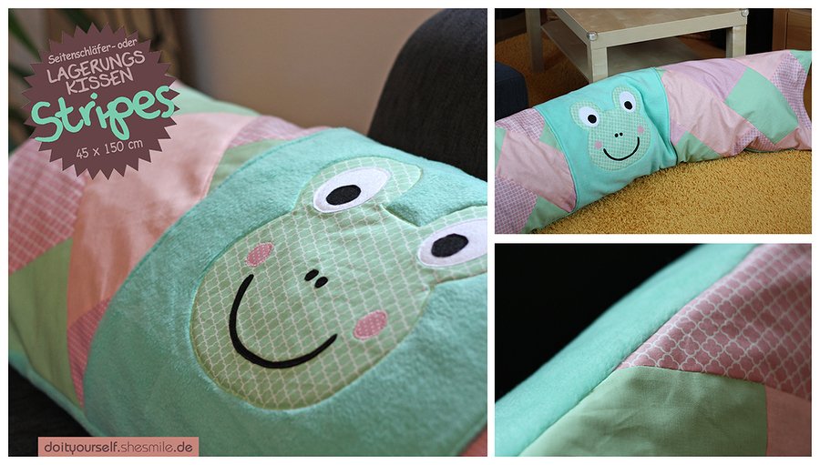 Lagerungskissen "Stripes" (Nähanleitung &amp; Schnittmuster)