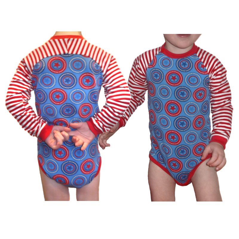 Raglan-Body *Smartie* Gr. 56-98 Nähanleitung -Schnittmuster A4 & Beamer - Bild 5