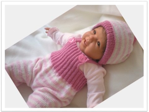 Babyhose und Mütze