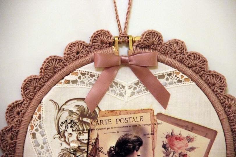 Kostenlose Anleitung: So wird aus einem Stickring ein origineller Bilderrahmen