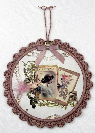 Kostenlose Anleitung: So wird aus einem Stickring ein origineller Bilderrahmen