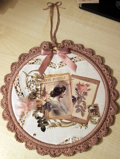 Kostenlose Anleitung: So wird aus einem Stickring ein origineller Bilderrahmen