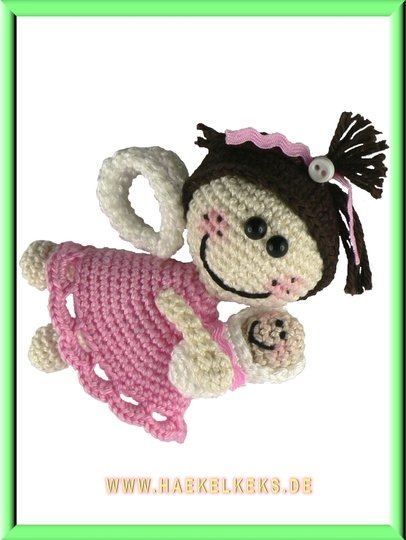 Schutzengelchen Mobile -- Häkelanleitung von Haekelkeks®