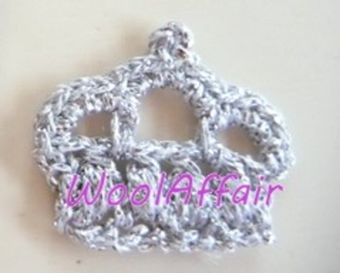 Häkelanleitung - Applikation Krone & Krönchen - A23