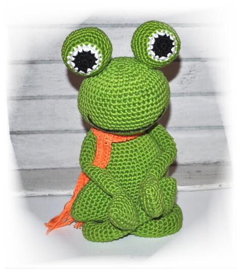 E-Book - Häkelanleitung - Sei (k)ein Frosch - Frosch - Häkelfrosch - Schlenkerpuppe