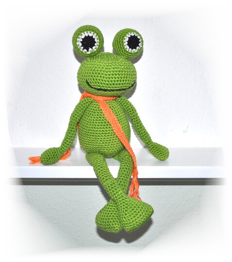 E-Book - Häkelanleitung - Sei (k)ein Frosch - Frosch - Häkelfrosch - Schlenkerpuppe