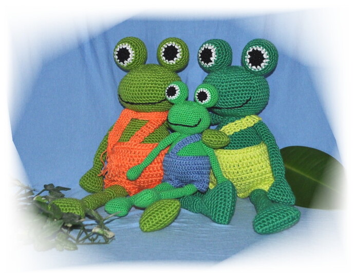 E-Book - Häkelanleitung - Sei (k)ein Frosch - Frosch - Häkelfrosch - Schlenkerpuppe