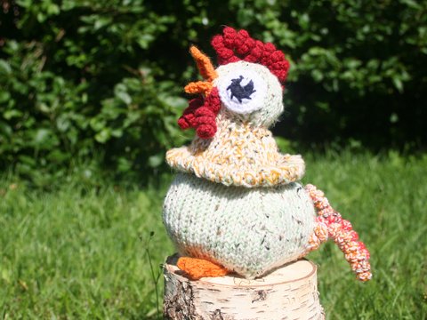 Strickanleitung Hahn, Amigurumi