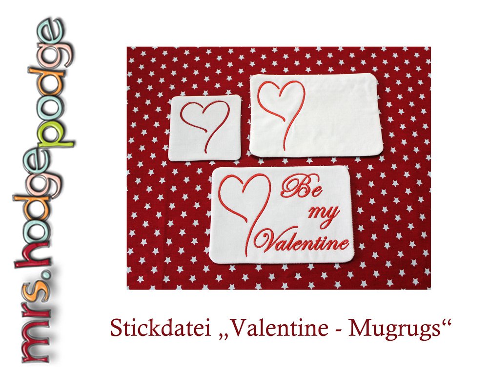 Stickdatei Ith Valentine - Mugrugs