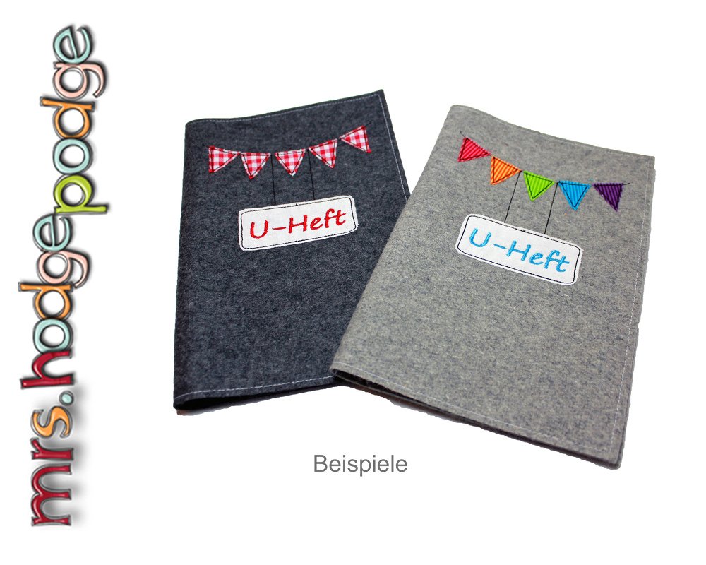 Stickdatei Doodle Wimpelkette - Bild 2