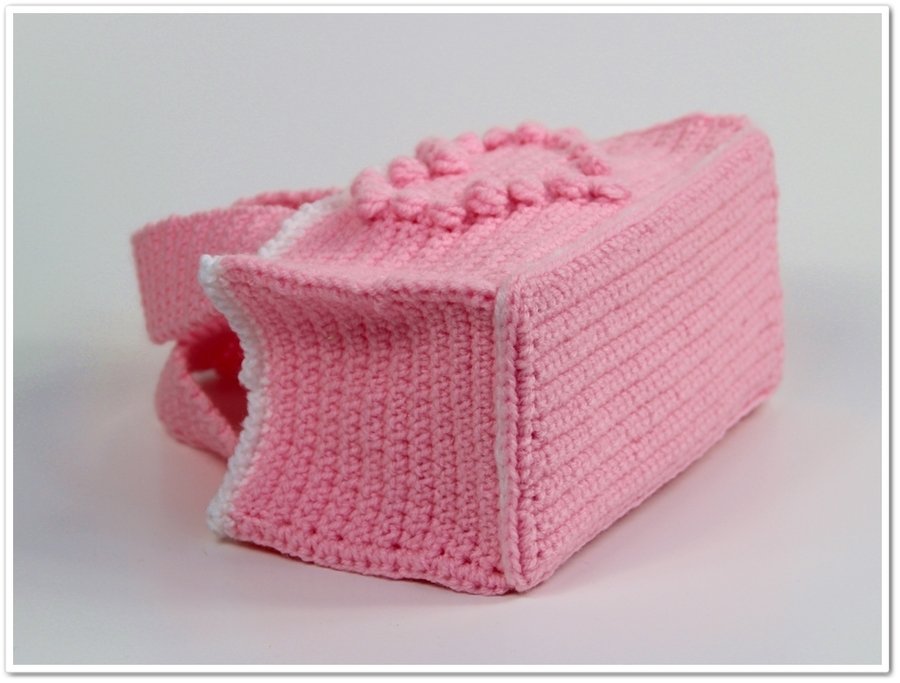 Kleine Lieblingstasche mit Herz für Kinder - Häkelanleitung für Anfänger - Bild 2