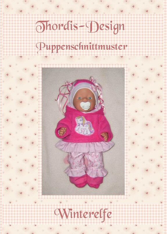 4 Schnittmuster für Puppen - Winterelfe