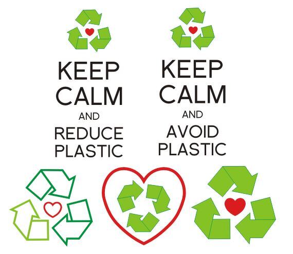 Recycling Freebie Stickdatei Keep Calm