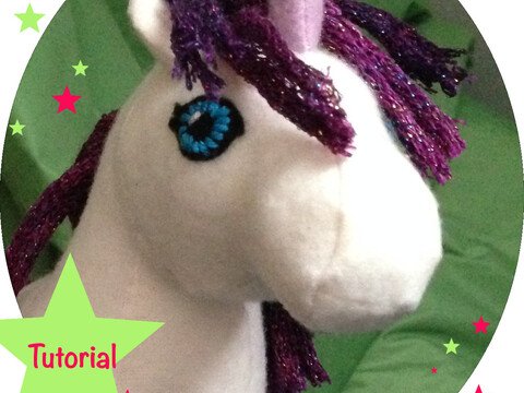 Anleitung / E-Book Einhorn "Regenbogenwölkchen" 