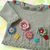 Pullover mit Blumen Strickanleitung