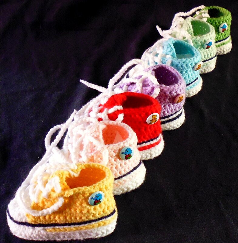 E-Book für Babyschuhe, Turnschuh, Gr. 16/17
