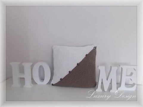 Strickanleitung Kissen 40x40 und 80x80 Long Island Style No1 