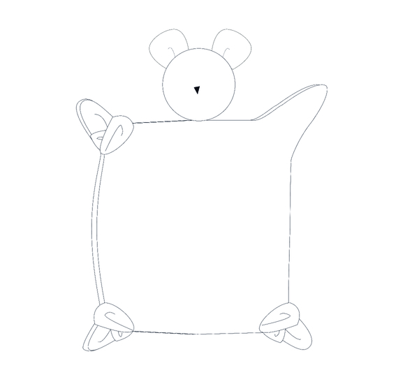 Baby Comforter Toy TONDINO – PDF Pattern One Size