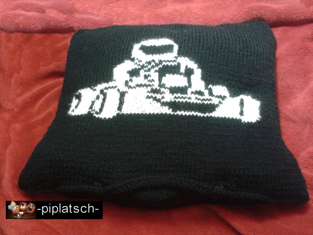 Kostenlose Strickanleitung: Motivkissen