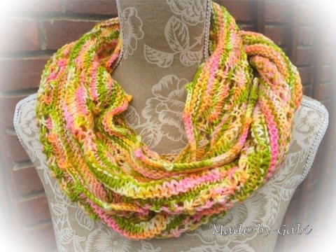 Strick-Anleitung Loop "Frühlingsgefühle"