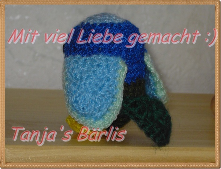 Häkelanleitung Ü-Ei umhäkeln Papagai