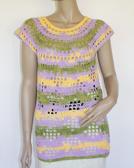 Häkelanleitung Longtop Shirt Gr. 38/40