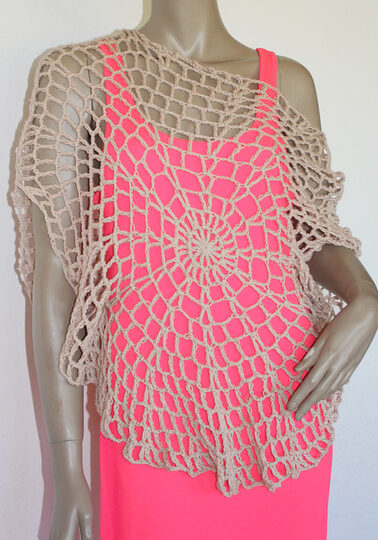 Häkelanleitung Netzshirt rund