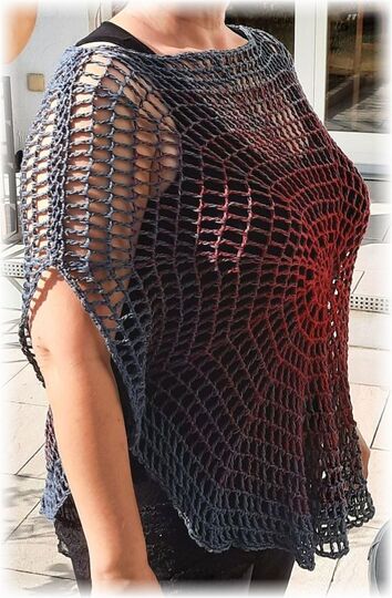 Häkelanleitung Netzshirt rund