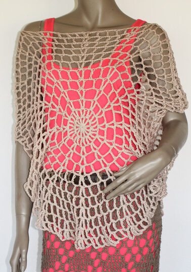 Häkelanleitung Netzshirt rund