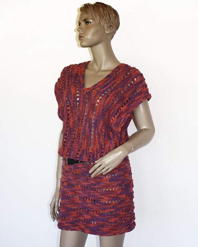 Strickanleitung Minikleid