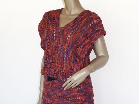 Strickanleitung Minikleid