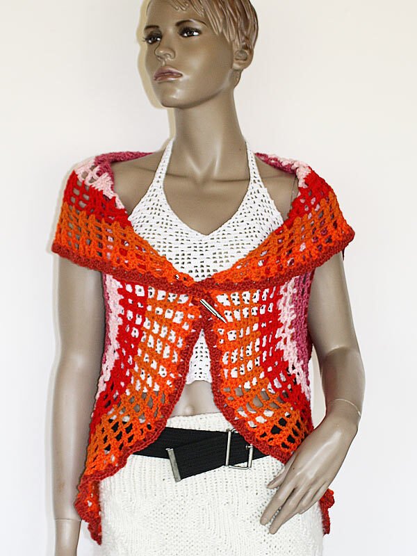 Häkelanleitung Reste Weste - Bild 8