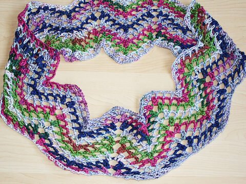 Häkelanleitung Loop Wellen