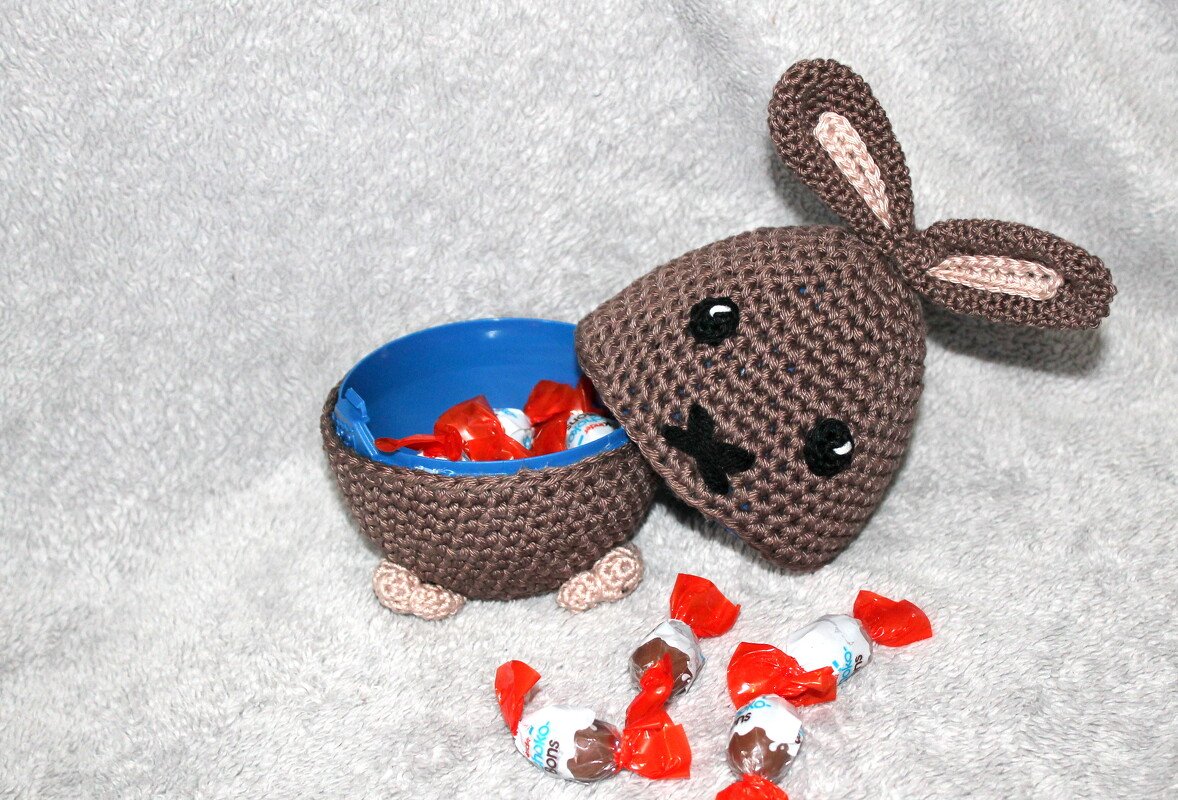 Häkelanleitung Osterhasenei befüllbar