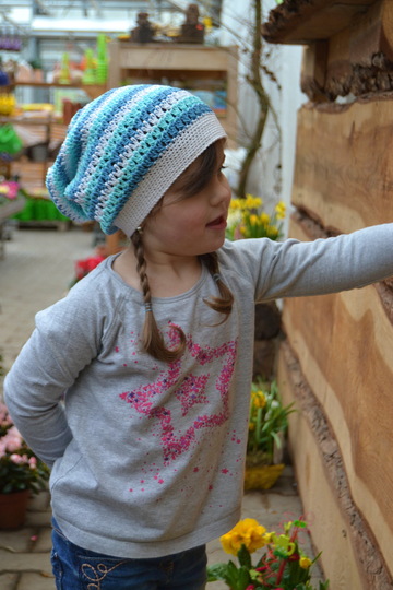 - SOPHIA - Frühlings / Sommer Beanie für alle Größen mit Größentabelle, super für Anfänger