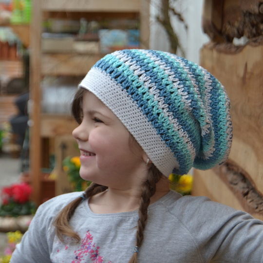 - SOPHIA - Frühlings / Sommer Beanie für alle Größen mit Größentabelle, super für Anfänger