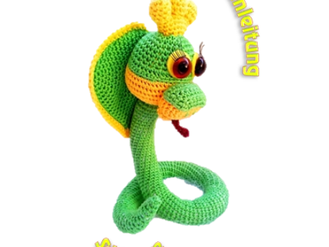 Häkelanleitung Schlange Frühling / Sommer