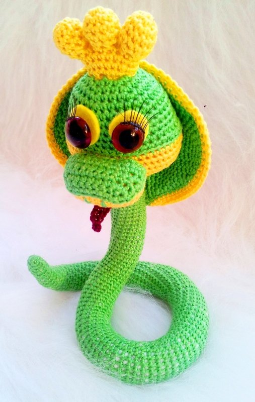 Häkelanleitung Schlange Frühling / Sommer - Bild 3