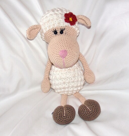 Schaf Rosi (30cm) - Häkelanleitung / PDF