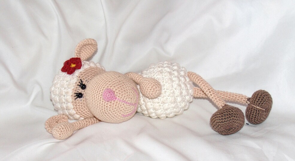 Schaf Rosi (30cm) - Häkelanleitung / PDF