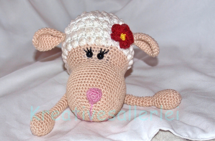 Schaf Rosi (30cm) - Häkelanleitung / PDF